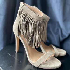 Steve Madden fringe high heels